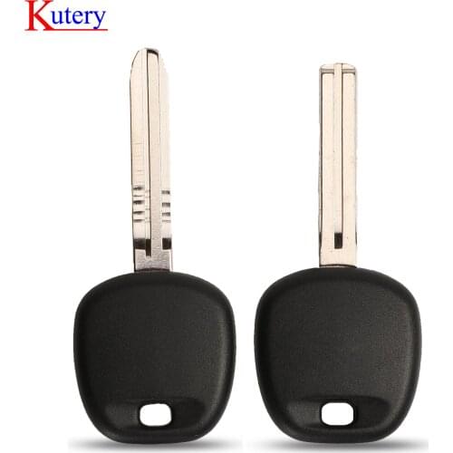 Kutery Transponder Blank Key Shell For Toyota Rav4 Prado Camry Reiz Highlander Yaris Corolla With TOY43/TOY48 Blade Replace