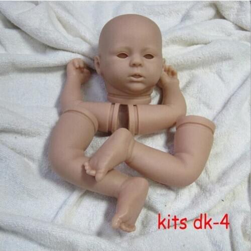 Reborn Doll Kits for 18inches Soft Vinyl Reborn Baby Dolls Accessories for DIY Realistic Toys for DIY Reborn Dolls Kits#dk-4