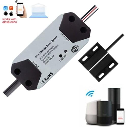 Tuya Smart Wifi Garage Door Opener /Closed Compatible With Alexa Googel Home Smart Life/Tuya App Control