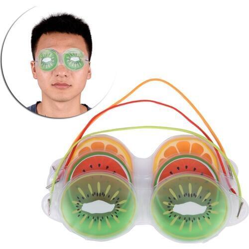 Sleep Well Compress Gel Eye Fatigue Relief Cooling Eye Care Relaxation Eye Shield Mask Ice Kawaii Fruit Gel Eye Mask
