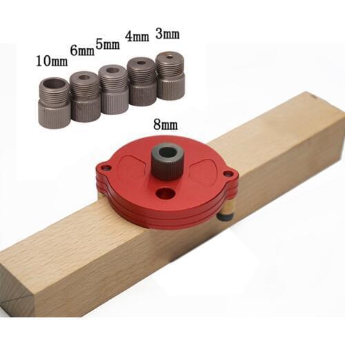 Vertical Hole Jig 3/4/5/6/8 / 10mm Wood Dowel Hole Drilling Guide Jig Drill Kit Joinery System Wood Drilling Locator