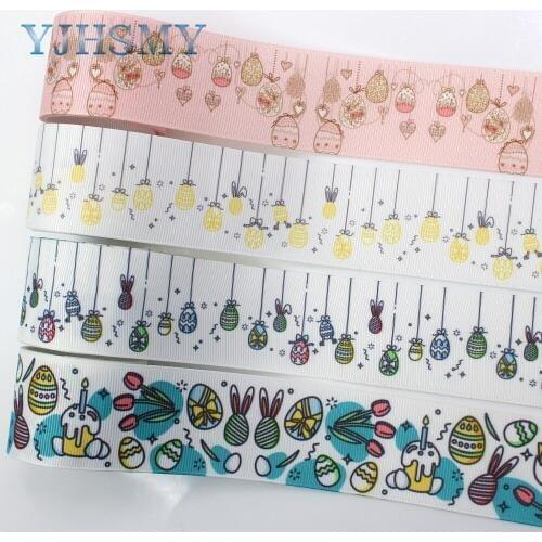 YJHSMY I-181220-305,38mm 10yards Cartoon Thermal transfer Printed grosgrain Ribbons,Gift wrapping DIY Handmade materials