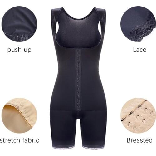 Women Full Body Shaper Waist Trainer Fajas Colombianas Reductora Butt Lifter Tummy Control Underbust Postpartum Recovery Sheath