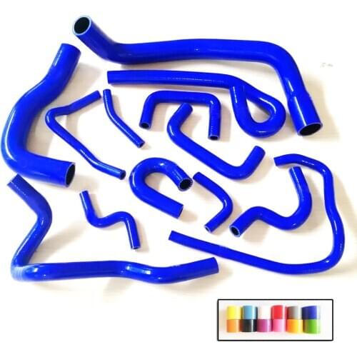 13pcs SILICONE RADIATOR HOSE KIT FOR NISSAN SKYLINE ECR33/R33 GTS- 25T/GTS-4 RB25DET
