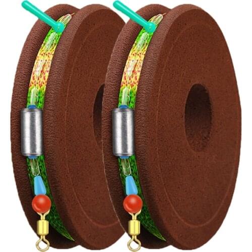 2PCS Super strong fishing line Spotted line combination carp fluorocarbon Fishing Line 3D Invisible Nylon Line carp fishing line