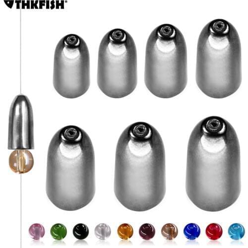 3pcs/lot Tungsten Bullet Fishing Sinker Worm Bait Weights Texas Rigs Fishing Accessories 3.5g 5.3g 7g 10.5g 14g 17.5g