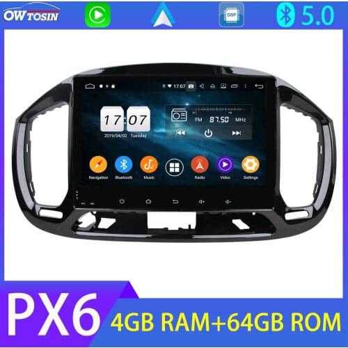 DSP Car Multimedia Player PX6 4G+64G For Fiat Uno 2014-2020 4G LTE Android 10.0 GPS Radio BT 5.0 Parrot Voice Control Head Unit