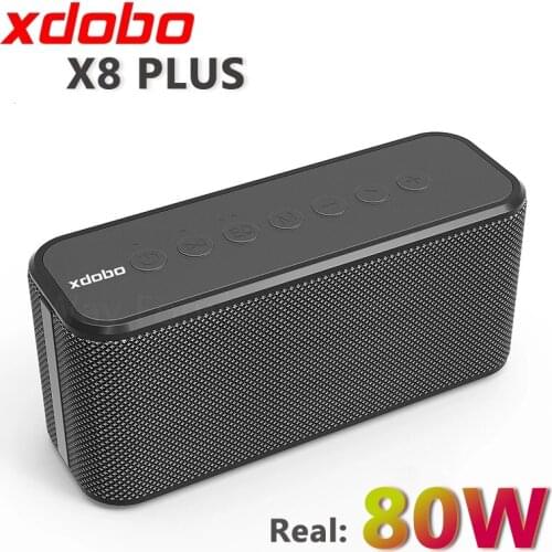 XDOBO X8 Plus Wireless 80W Subwoofer Bluetooth Speaker Portable Column For Mobile Phone Charging Boombox Ultra-High Power