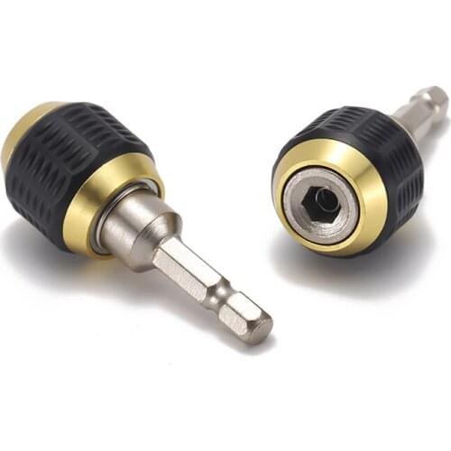 Hexagonal Shank Quick Coupling 1/4 Inner Hex self-locking Connecting Rod Drill Hexagonal Shank Chuck Adapter Accessories 60mm