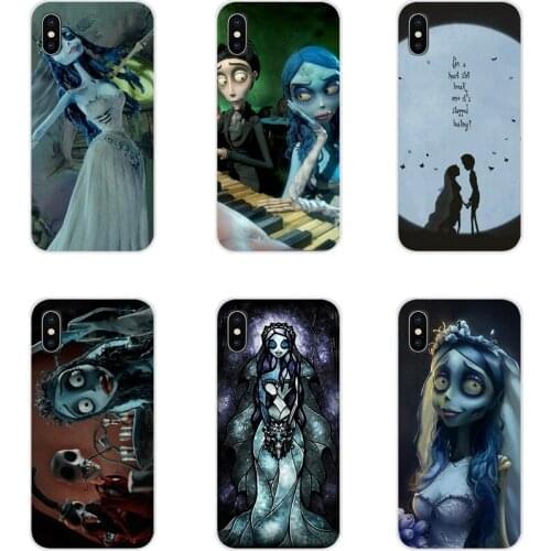 TPU Transparent Shell Cover For Samsung Galaxy S2 S3 S4 S5 Mini S6 S7 Edge S8 S9 S10E Lite Plus Tim Burtons Corpse Bride Painted