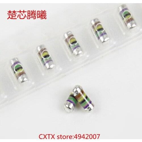CHUXINTENGXI 1/100PCS MMA0204 1206 5% 50PPM 1R 2R 100% NEW