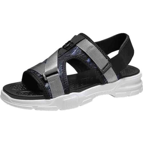 De summer uomo hombre sandals-men sport erkek sandalias masculina leather homme sandalet outdoor masculino sandali work sandals