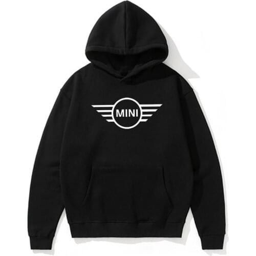 2021 MINI COOPER S Hoodie Mens High Quality Car Print Hoodie Mens Women Mini Car Logo Style Clothing Brand Car Sweatshirt