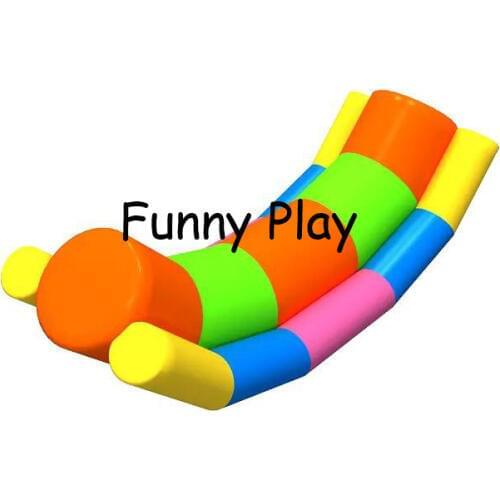 Inflatable seesaw for summer Park Amusement water sports,water games inflatable water totter boat single line double lines