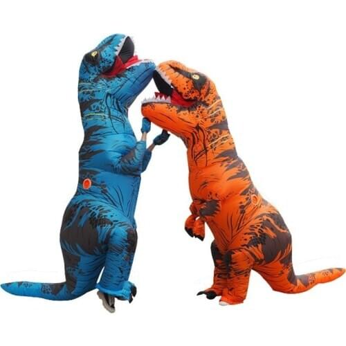 Funny Dinosaur Halloween Event Tyrannosaurus Rex Inflatable Garment Celebrity Inspired Evening Party Spoof Dinosaur Costume