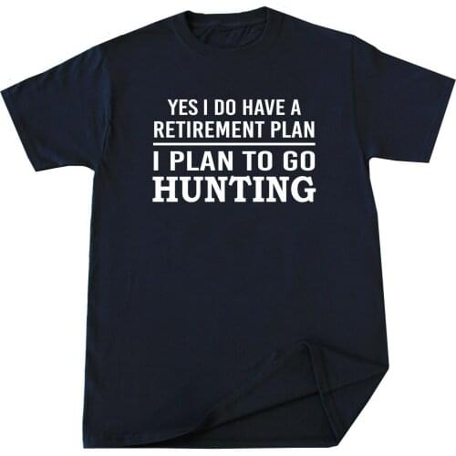 Hunting T-Shirt Crossbow Deer Hunter Fishing Funny Retirement Plan Shirt unisex