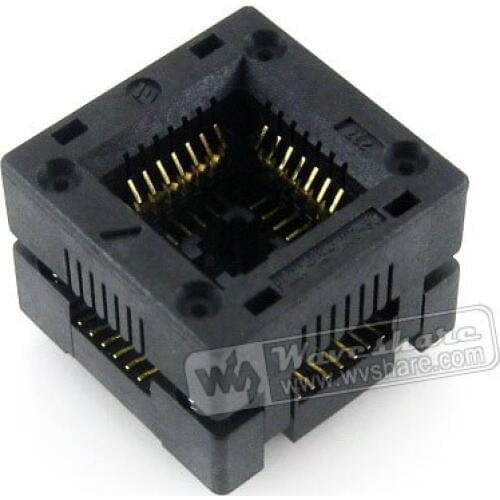 PLCC-28-1.27-30 Enplas IC Test Socket 1.27mm Pitch PLCC28 package Programming Socket Adapter