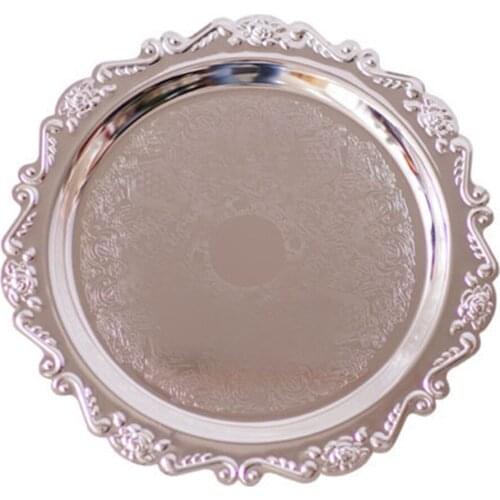 Dessert Fruit Tray Storage Rack Decoration Tableware Vintage Party 10pcs Decorative Elegant Christmas Nontoxic Dinner Plate Sets