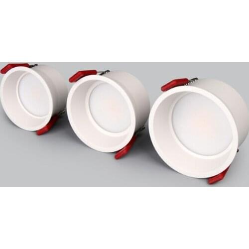 Dimmable LED COB Recessed Downlight 3w 5W 7W 12W 15W 18w Round White LED Ceiling Spot Light