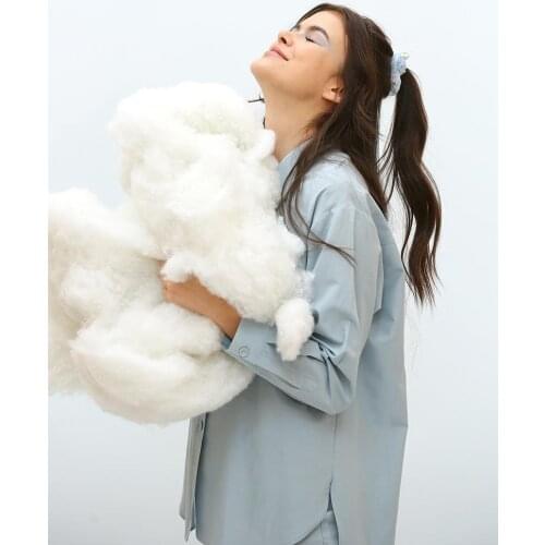 Back Detailed Buttoned Oversize Shirt