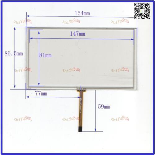 ZhiYuSun For Prology DNU-2630 NEW 6.2inch 4lines resistance screen For Car radios this is campatibility