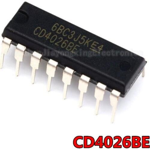 10PCS CD4026BE DIP CD4026 DIP16 HEF4026BP DIP-16 HCF4026BE new and original IC