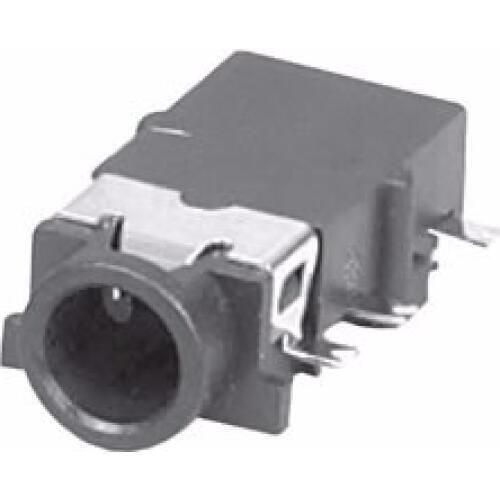 10pcs Phone Jack 3.5mm 6 pin stereo socket for 4 pole audio plug SMT mid-mount PCB reflow solderable right angle DC30V 0.5A