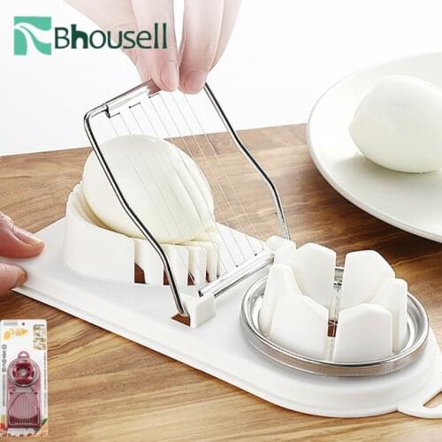 2-IN-1 Multifunctional Egg Slicer Adjustable Food Slicer Dicer Nicer Fruit Peeler Chopper Stainless Steel Kitchen Gadget