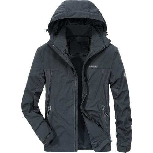 2019 outdoor leisure casual jacket fast drying hooded outwear zipper jacket coat plus size casual blouse tops M-4XL free ship