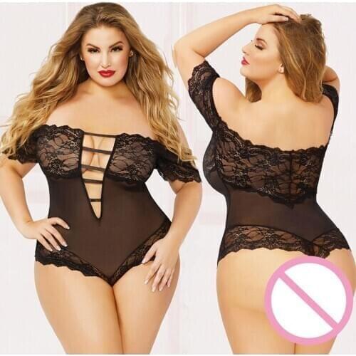 2020 Babydoll Sexy Black Teddy Lingerie Lace Women Underwear Backless Erotic Lingerie Temptation Intimate Sexy Costumes