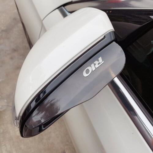 Car Rearview Mirror Rain Eyebrow Rain Shield Shade Protector Cover for KIA Rio K2 K3 K4 K5 KX3 KX5 QL Accessories Car Styling