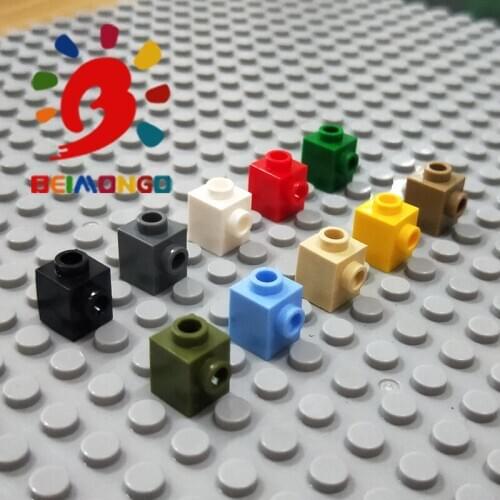 Free Shipping!BEIMONGO Blocks Brick 1x1 with 1 Knob 100pcs Educational & Intelligent DIY Kids' Toys can be compitabled