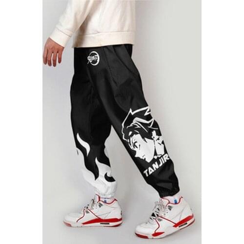 Anime Demon Slayer Sweatpants Women/Men Fitness Joggers Spring High Street Anime Trousers Casual Pants Sweatpant