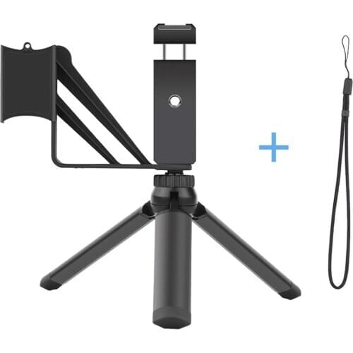 Phone Holder for Pocket 2 Support Tripod with Cold Shoe 1/4” Screw Fixed Bracket for Pocket 2 Handheld Gimbal Camera Accessories