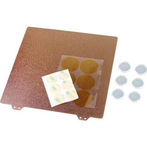 3D Printer Parts Double-sided Textured PEI Spring Steel Sheet 220MM Powder Coated Plate for Prusa I3 MK3 3D Printer Accessories