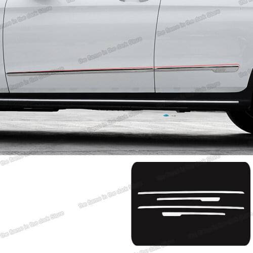 Lsrtw2017 Stainless Steel Car Door Body Trim for Mercedes Benz GLC X253 C253 2016 2017 2018 2019 2020 Accessories Auto Parts