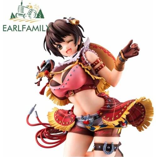 EARLFAMILY 13cm x 12cm For Cartoon Girl Funny Car Stickers Graffiti Decal Body for Car Laptop Occlusion Scratch For JDM SUV RV