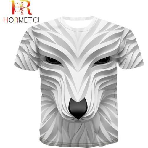 HORMETCI Summer Mens O-Neck Tees short sleeve 3D printed T-shirt Novelty Tops men