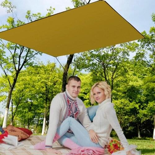 Four Corner Canopy Picnic Mat Mat Camping Waterproof Sunscreen Outdoor Supplies Tent Beach Shade Cloth