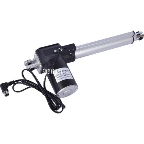 L200 200mm corsa attuatore lineare Elettrico DC motor DC 24V 5/10/30 mm/s Heavy Duty Pusher Progressiva 600/300/100Kg