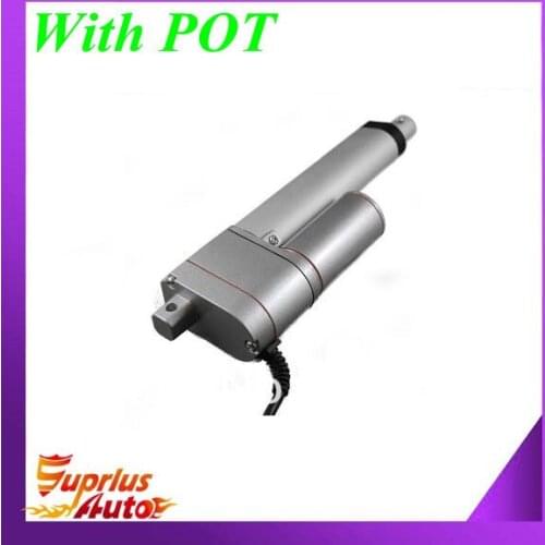 12VDC actuator linear, 50mm/ 2inch stroke, 900N/90KGS/198LBS Load, 10mm/sec, linear actuator with feedback