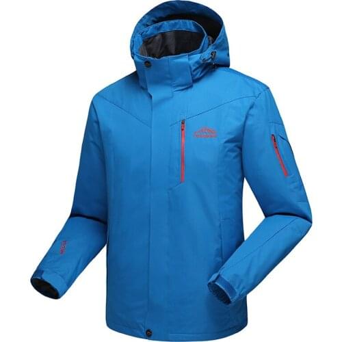 2020 New Mens Hiking Jackets Mens Lightweight Waterproof Jacket Windproof Outdoor Camping Hiking Mountain Jacket Coat with Hood