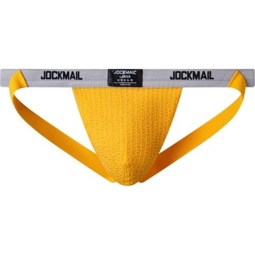 Rainbow Stripes Mens Underwear Gay Sexy Jockstraps LGBTQ Clothing Boy Thongs Sissy G-string 10 Color Fashion Briefs