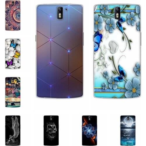 For OnePlus One Phone Case Soft Silicone Capa For OnePlus One 1+1 Pattern 3D Printing For One Plus One TPU Fundas Coque 5.5"