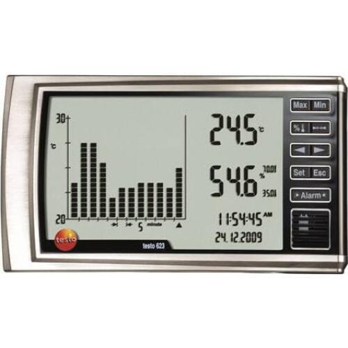 TESTO623 Wall and Table Mount Temperature and Humidity Recorder Quick and Convenient TESTO623