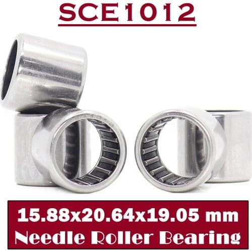 SCE1012 Bearing 15.88*20.64*19.05 mm ( 5 PCS ) Drawn Cup needle Roller Bearings B1012 BA1012Z SCE 1012 Bearing