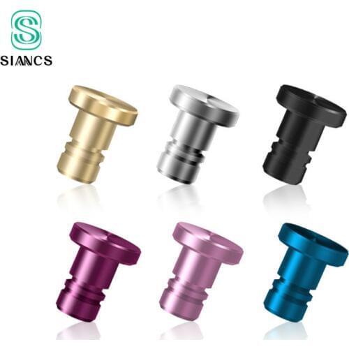 SIANCS Mini Aluminum Alloy Dust Plug Earphone 3.5mm Jack Plug Anti Dust Plug Phone Accessories for iPhone 5 5S 6 plus Samsung PC