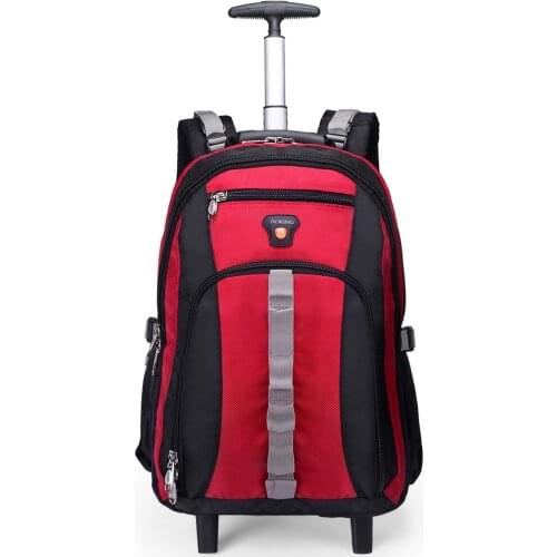School backpacks on wheels for teenager trolley cabina carry on rolling luggage wheeled suitcase with wheels Wheeled travel bag