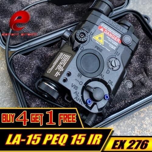 Element Softair LA-15 PEQ 15 IR Lamp Tactical Flashlight red Laser IR Weapons For Airsoft Tatical Waffen Military Hunting Light