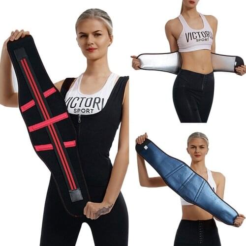 New Women Waist Trainer Belt Firm Tummy Control Waist Cincher Trimmer Sauna Sweat Workout Girdle Slim Belly Band Sport Girdle